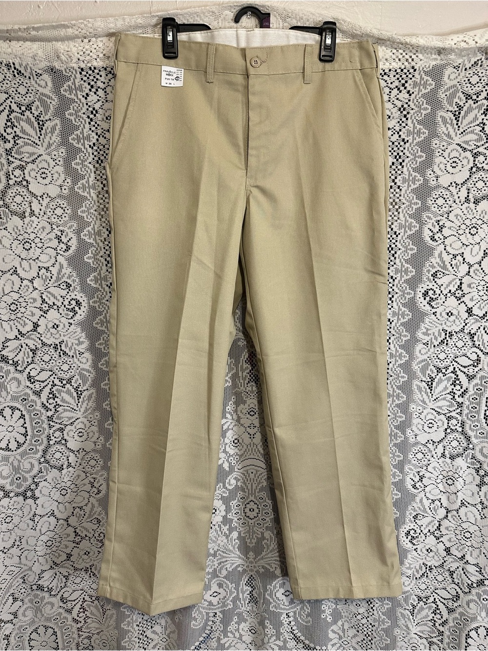 Men's Classic Khaki Dress Pants - Beige